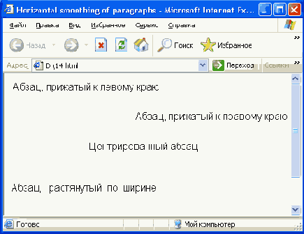 Оформление текста