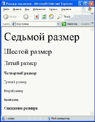 Оформление текста